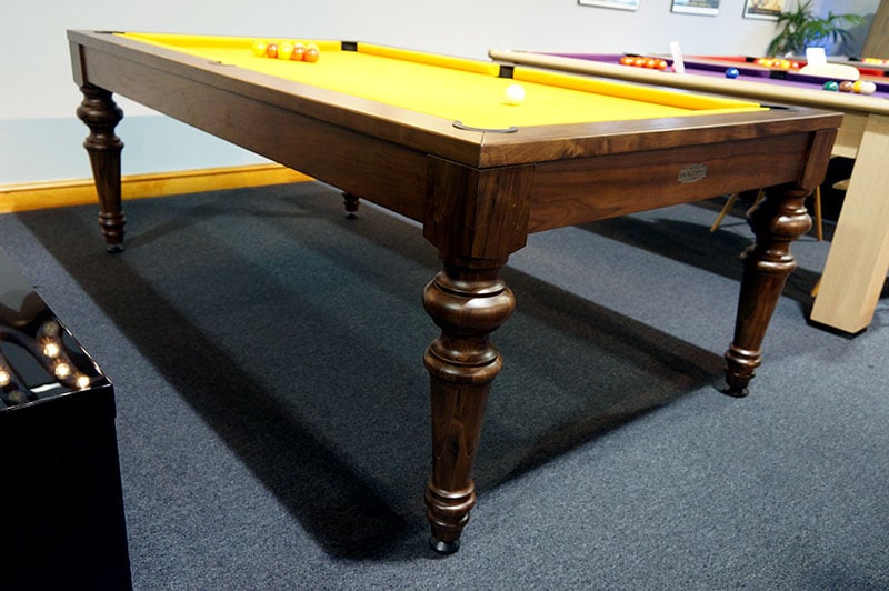 Signature Norton English Pool Dining Table In Solid Walnut - Low Angle